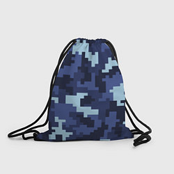 Рюкзак-мешок Пиксельный камуфляж текстура, цвет: 3D-принт