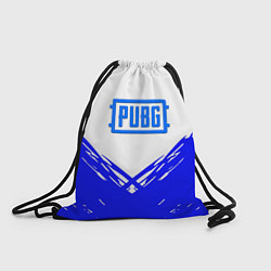 Рюкзак-мешок PUBG синие краски, цвет: 3D-принт
