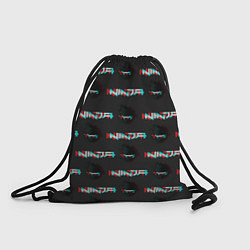 Рюкзак-мешок Ninja team fortnite bloger, цвет: 3D-принт