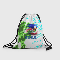 Рюкзак-мешок Sonic sega game, цвет: 3D-принт