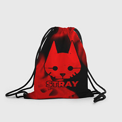 Рюкзак-мешок Stray - red gradient, цвет: 3D-принт