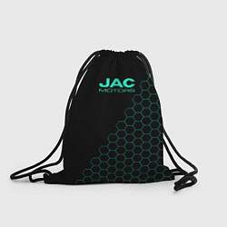Рюкзак-мешок Jac motors чёрный мозаика, цвет: 3D-принт