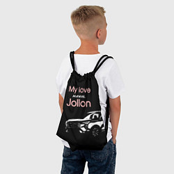 Рюкзак-мешок My love Haval Jolion чёрно-розовый, цвет: 3D-принт — фото 2