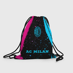 Рюкзак-мешок AC Milan - neon gradient по-центру, цвет: 3D-принт