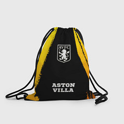 Мешок для обуви Aston Villa - gold gradient по-центру