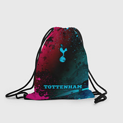 Рюкзак-мешок Tottenham - neon gradient по-центру, цвет: 3D-принт