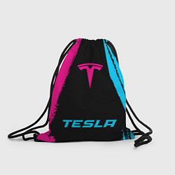 Мешок для обуви Tesla - neon gradient по-центру