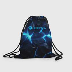 Рюкзак-мешок Deadlock logo синий лого, цвет: 3D-принт