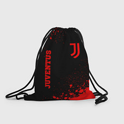 Рюкзак-мешок Juventus - red gradient вертикально, цвет: 3D-принт