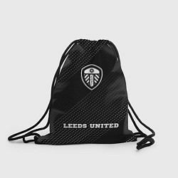 Мешок для обуви Leeds United sport на темном фоне по-центру