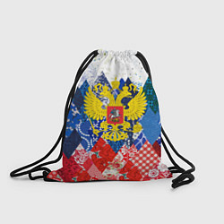 Рюкзак-мешок Russia - флаг россии, цвет: 3D-принт