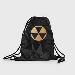 Мешок для обуви Fallout golden poly