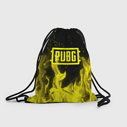 Мешок для обуви PUBG fire yellow