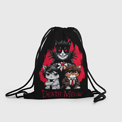 Рюкзак-мешок Death meow cats, цвет: 3D-принт