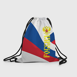 Рюкзак-мешок Флаг России, паттерн, цвет: 3D-принт