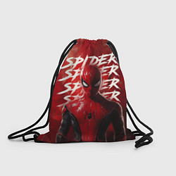 Рюкзак-мешок Spider-man red background, цвет: 3D-принт