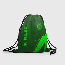 Рюкзак-мешок AC Milan - green gradient вертикально, цвет: 3D-принт