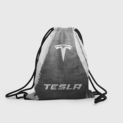 Мешок для обуви Tesla - grey gradient по-центру