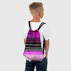 Рюкзак-мешок Разноцветные вертикальные линии, цвет: 3D-принт — фото 2