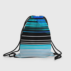 Рюкзак-мешок Разноцветные вертикальные линии, цвет: 3D-принт