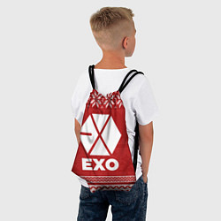 Рюкзак-мешок Новогодний Exo, цвет: 3D-принт — фото 2