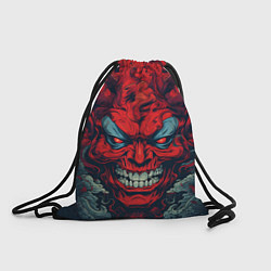 Рюкзак-мешок Red demon Oni, цвет: 3D-принт