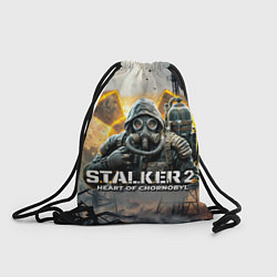 Рюкзак-мешок S t a l k e r Heart of Chornobyl, цвет: 3D-принт
