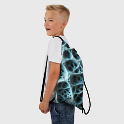 Рюкзак-мешок Белая пористая структура, цвет: 3D-принт — фото 2