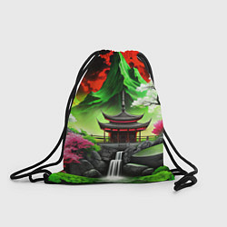 Мешок для обуви Водопад японии и природа