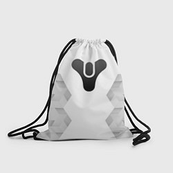 Рюкзак-мешок Destiny white poly, цвет: 3D-принт