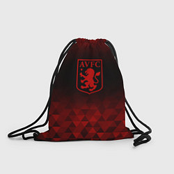 Рюкзак-мешок Aston Villa red poly, цвет: 3D-принт