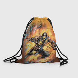 Рюкзак-мешок Scorpion - Mortal Kombat, цвет: 3D-принт