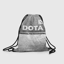 Рюкзак-мешок Dota - grey gradient посередине, цвет: 3D-принт