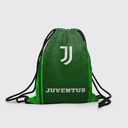 Рюкзак-мешок Juventus - green gradient по-центру, цвет: 3D-принт