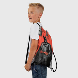 Рюкзак-мешок Бэтмен граффити на стене, цвет: 3D-принт — фото 2