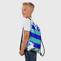 Рюкзак-мешок Капли краски, цвет: 3D-принт — фото 2