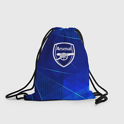 Рюкзак-мешок Arsenal blue poly, цвет: 3D-принт