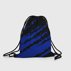 Рюкзак-мешок The color is black and blue, цвет: 3D-принт