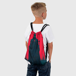 Рюкзак-мешок Фигура в чёрном, цвет: 3D-принт — фото 2