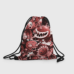Рюкзак-мешок Растения против зомби в красном цвете, цвет: 3D-принт