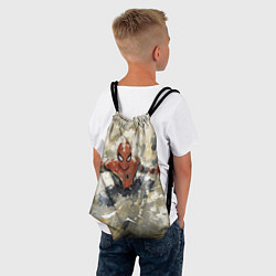 Рюкзак-мешок Человек - паук маслом, цвет: 3D-принт — фото 2