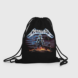 Рюкзак-мешок Metallica - neon fantasy, цвет: 3D-принт