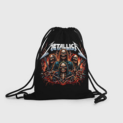 Рюкзак-мешок Metallica forever - thrash metal, цвет: 3D-принт