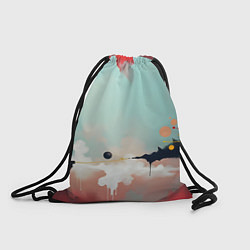 Рюкзак-мешок Сюрреалистичная абстракция, цвет: 3D-принт