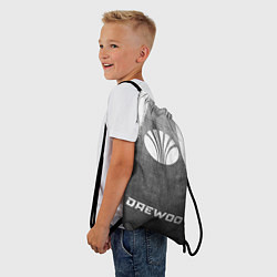 Рюкзак-мешок Daewoo - grey gradient по-центру, цвет: 3D-принт — фото 2