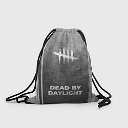 Рюкзак-мешок Dead by Daylight - grey gradient по-центру, цвет: 3D-принт