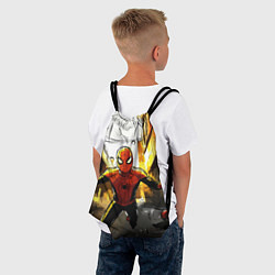 Рюкзак-мешок Бегущий человек - паук, цвет: 3D-принт — фото 2