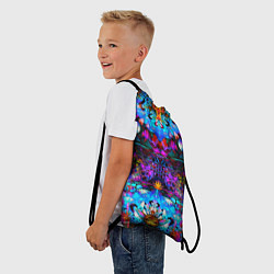 Рюкзак-мешок Абстракция стекло узор, цвет: 3D-принт — фото 2