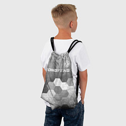 Рюкзак-мешок Dongfeng - grey gradient посередине, цвет: 3D-принт — фото 2