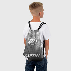 Рюкзак-мешок Lifan - grey gradient по-центру, цвет: 3D-принт — фото 2